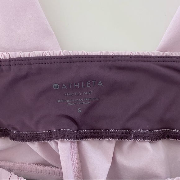Athleta Stay Fly Cargo Pants Pink size Small - Picture 9 of 14